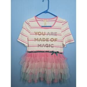 Size 16 MATILDA JANE Girls Wonderment Must Be Magic Tunic Tulle NWOT